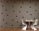 Triangle Pattern Wall Decal Nursery Modern Vinyl Sticker
